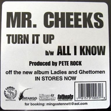 Mr. Cheeks - Turn It Up / All I Know