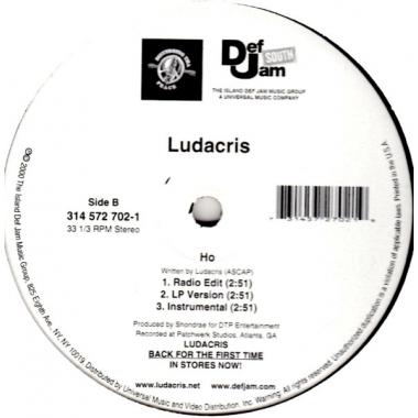Ludacris - What's Your Fantasy / Ho