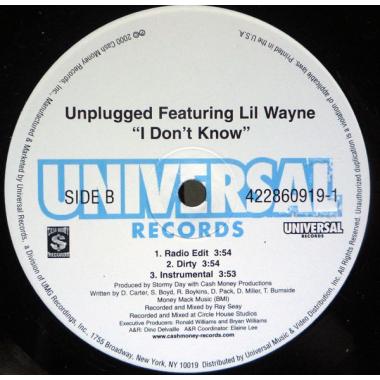 Cash Money Millionaires / Unplugged (2) Featuring Lil Wayne - Project Chick / I Don't Know